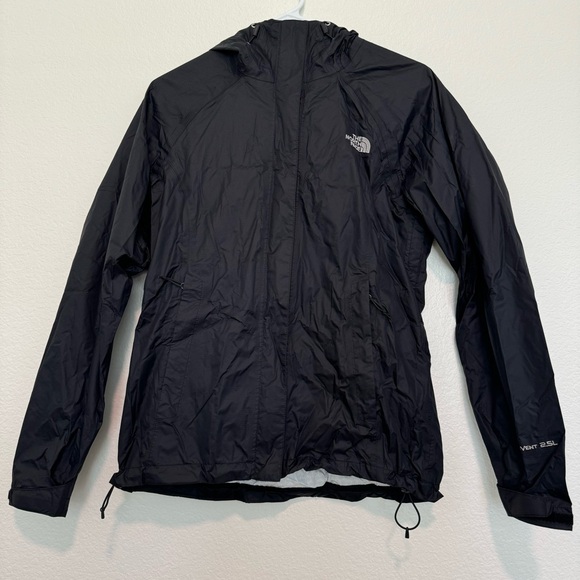 SOLD! The North Face Women's Black Venture Rain Jacket - Size S - Picture 2 of 6